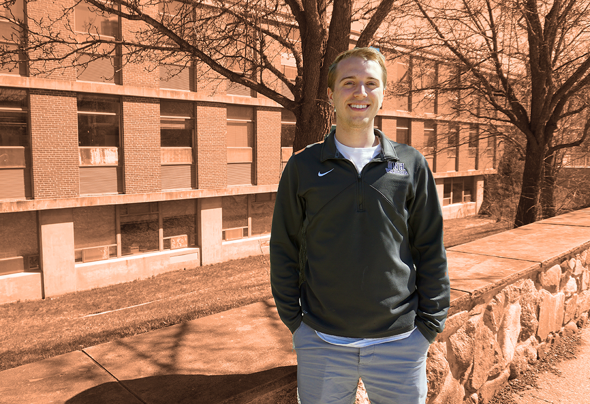 UNH genetics major Matthew Rich '19 UNH genetics major Matthew Rich '19