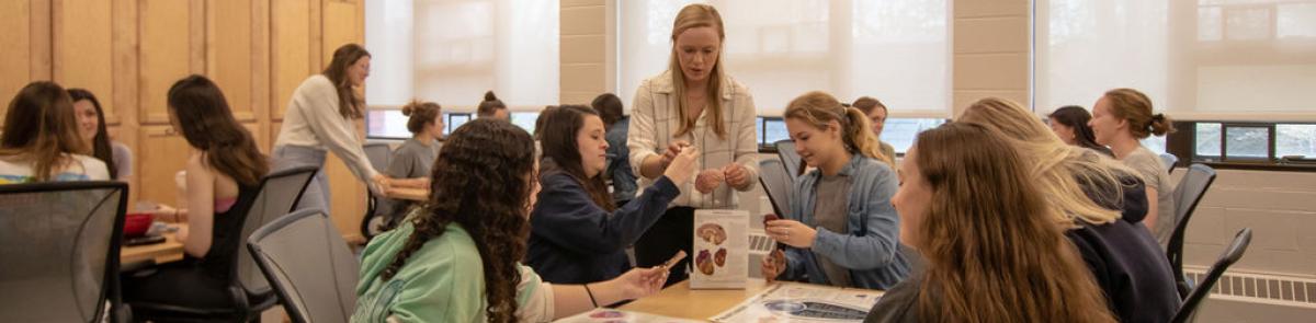 Students in an anatomy class