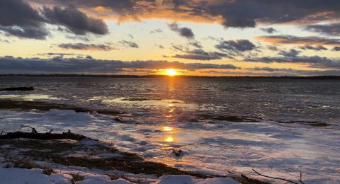 sunrise on the beach