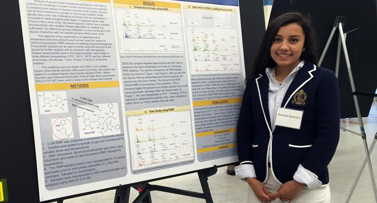 Avianna Guerrero presents her research