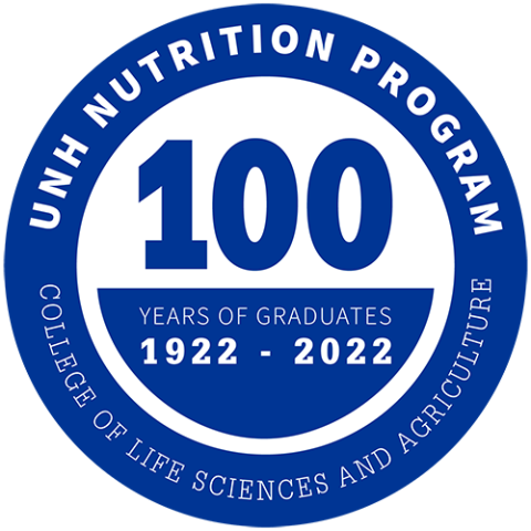 UNH Nutrition 100 Logo UNH Nutrition 100 Logo