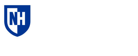 NHAES logo, stacked white