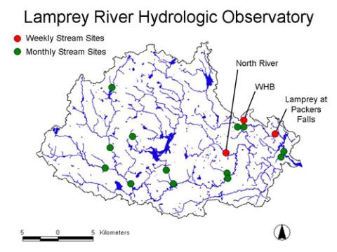 LRHO stream sites