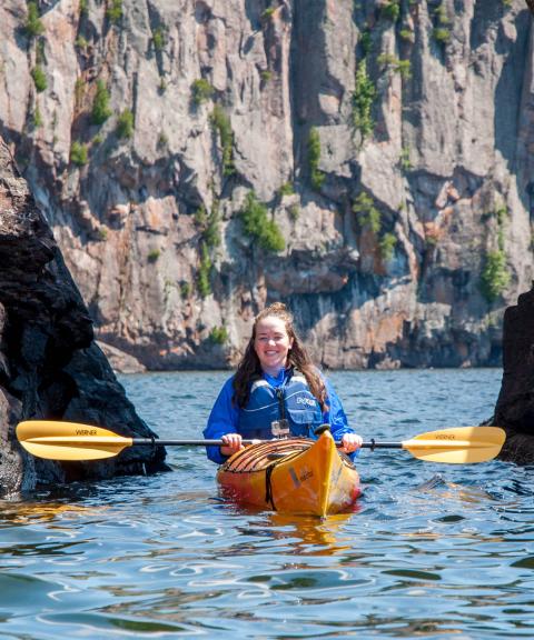 UNH natural resources master's degree student Allison Herreid