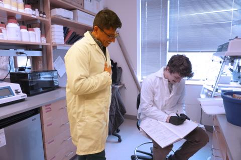 UNH Assistant Professor Arturo Andrade