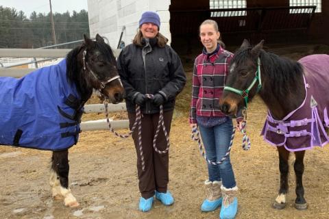UNH Equine Program Helps Rehabilitate Two Rescued Ponies